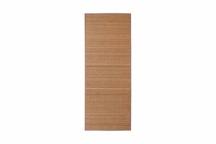 Fyrkantig Brun Bambumatta 150x200 cm - Brun - Textil & mattor - Matta - Modern matta - Jutematta & hampamatta