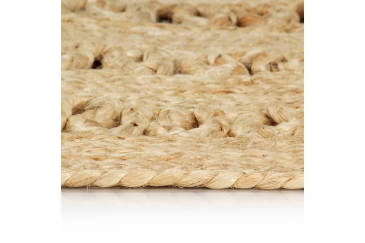 Handgjord jutematta flätad 150 cm - Brun - Textil & mattor - Matta - Modern matta - Sisalmatta