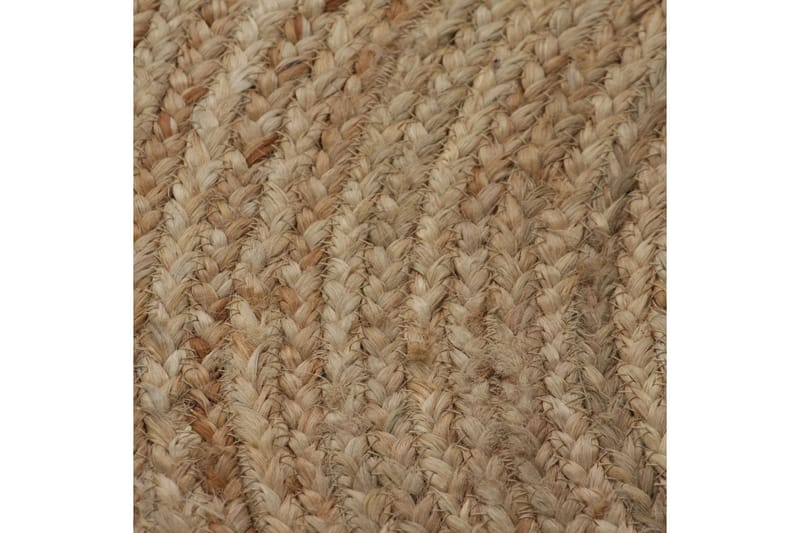 Jutematta flätad rund 120 cm - Beige - Textil & mattor - Matta - Modern matta - Sisalmatta