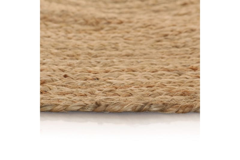 Jutematta flätad rund 150 cm - Beige - Textil & mattor - Matta - Modern matta - Sisalmatta