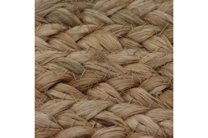 Jutematta flätad rund 90 cm - Beige - Textil & mattor - Matta - Modern matta - Sisalmatta