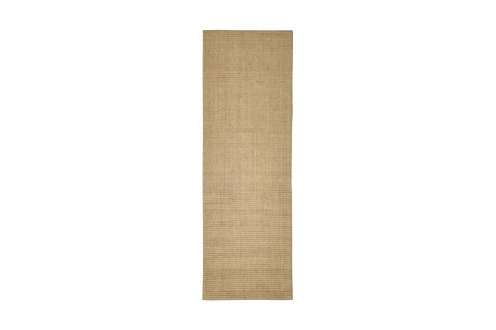 Matta naturlig sisal 66x200 cm - Brun - Textil & mattor - Matta - Modern matta - Jutematta & hampamatta