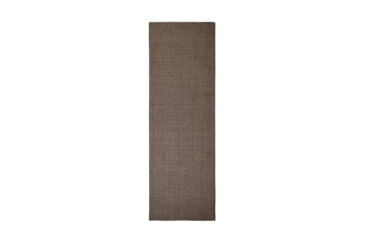 Matta naturlig sisal 66x200 cm brun - Brun - Textil & mattor - Matta - Modern matta - Sisalmatta