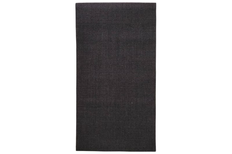 Matta naturlig sisal 80x150 cm svart - Svart - Textil & mattor - Matta - Modern matta - Jutematta & hampamatta