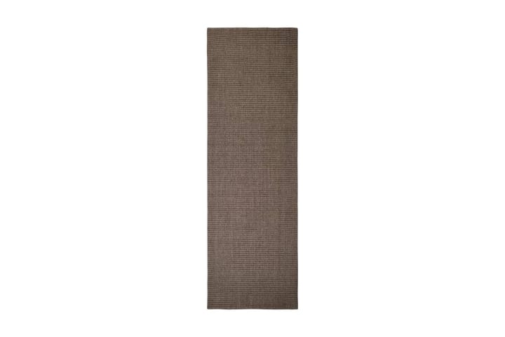 Matta naturlig sisal 80x250 cm brun - Brun - Textil & mattor - Matta - Modern matta - Sisalmatta