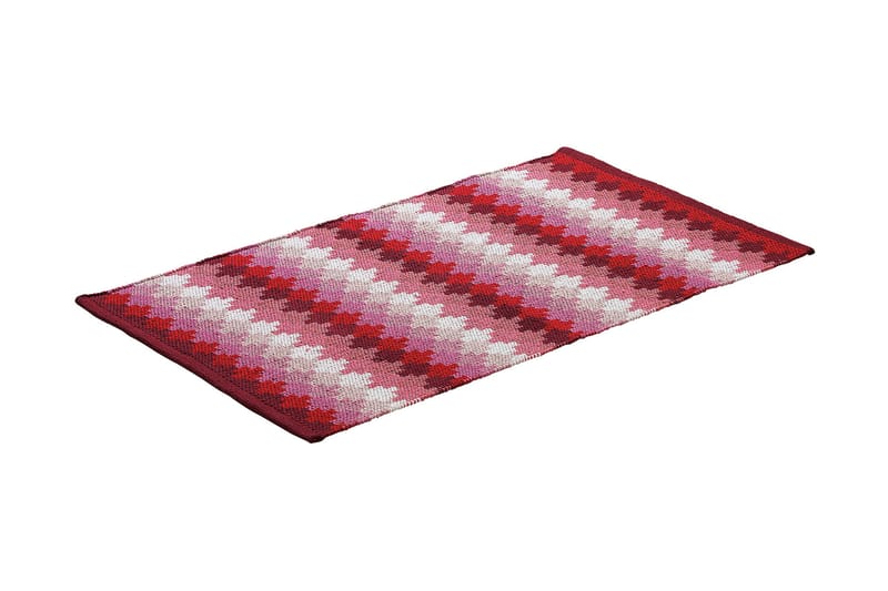 Bomullsmatta Ethno 65x115 cm Röd - ETOL - Textil & mattor - Matta - Modern matta - Trasmatta