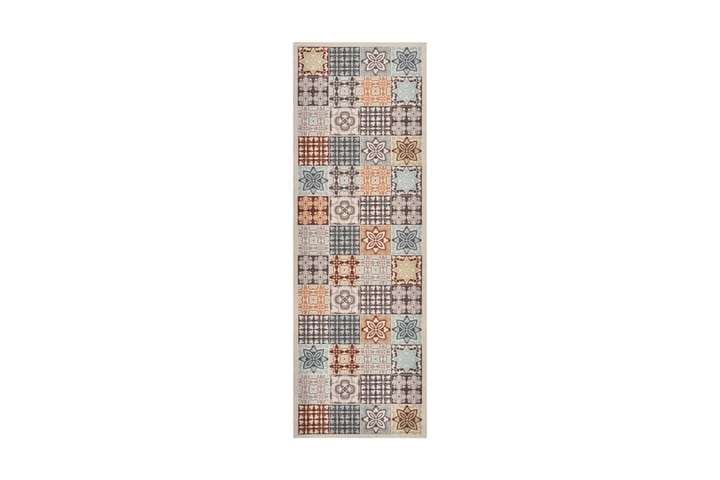 Köksmatta maskintvättbar mosaik 60x180 cm - Flerfärgad - Textil & mattor - Matta - Modern matta - Trasmatta