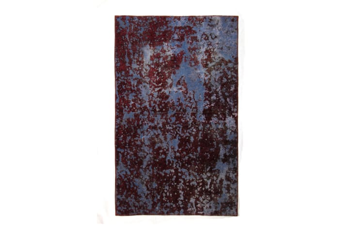 Handknuten Vintage Matta Ull Mörkblå/Röd 128x194cm - Röd|Mörkblå - Textil & mattor - Matta - Modern matta - Ullmatta