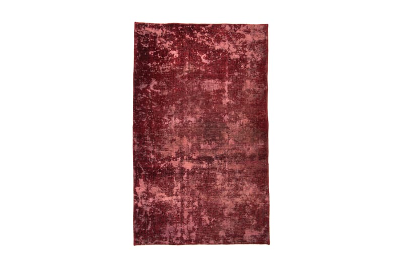Handknuten Vintage Matta Ull Röd 115x185cm - Röd - Textil & mattor - Matta - Modern matta - Ullmatta