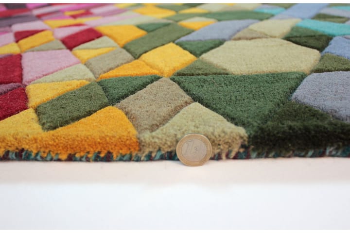 Ullmatta Illusion Kingston 120x170 cm Flerfärgad - Flair Rugs - Textil & mattor - Matta - Modern matta - Ullmatta