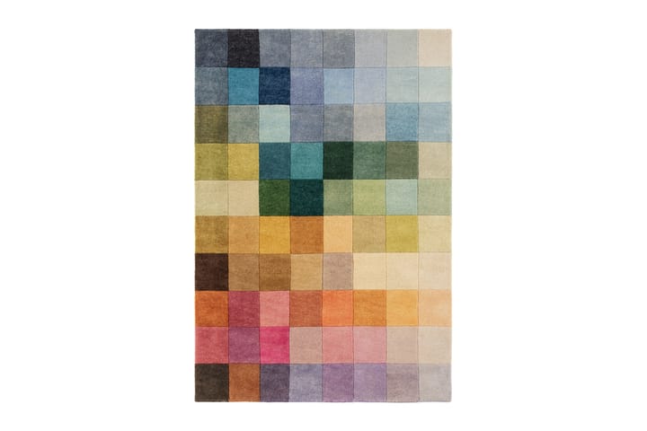 Ullmatta Insignia Cube 170x240 cm - Flerfärgad - Textil & mattor - Matta - Modern matta - Ullmatta