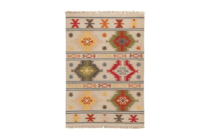 Ullmatta Kilim Sivas 5 160x230 cm Flerfärgad - Jalal - Textil & mattor - Matta - Modern matta - Ullmatta
