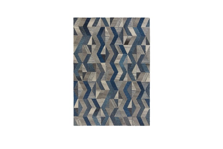 Ullmatta Moda Asher 120x170 cm Blå - Flair Rugs - Textil & mattor - Matta - Modern matta - Ullmatta