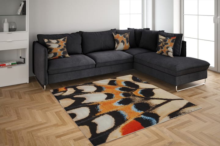 Matta Bijhan 100x150 cm - Flerfärgad - Textil & mattor - Matta - Modern matta - Wiltonmatta