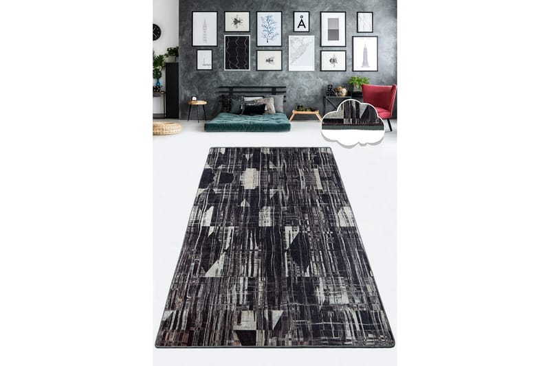 Matta Chilai 150x240 cm - Svart/Vit - Textil & mattor - Matta - Modern matta - Wiltonmatta