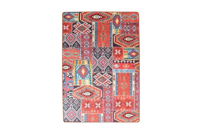 Matta Lapwurk 140x190 cm - Flerfärgad/Sammet - Textil & mattor - Matta - Modern matta - Wiltonmatta