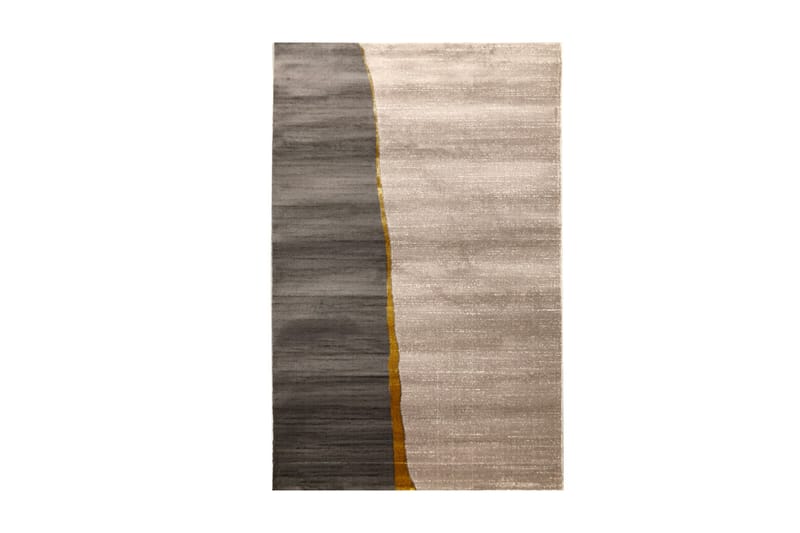 Matta Tacettin 120x170 cm - Guld/Grå - Textil & mattor - Matta - Modern matta - Wiltonmatta