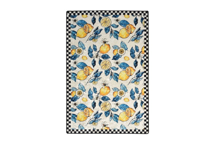 Matta Zitroun 120x180 cm - Flerfärgad/Sammet - Textil & mattor - Matta - Modern matta - Wiltonmatta