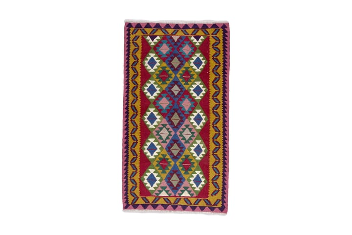 Handknuten Persisk Matta 100x185 cm Kelim - Flerfärgad - Textil & mattor - Matta - Orientalisk matta - Kelimmatta
