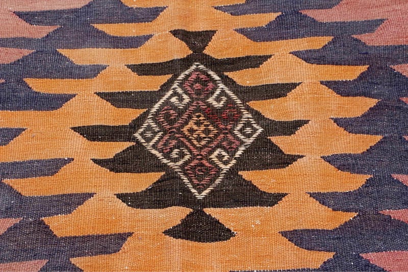 Handknuten Persisk Matta 137x370 cm Kelim - Flerfärgad - Textil & mattor - Matta - Orientalisk matta - Kelimmatta