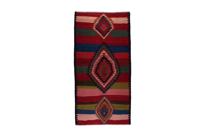 Handknuten Persisk Matta 138x280 cm Kelim - Flerfärgad - Textil & mattor - Matta - Orientalisk matta - Kelimmatta