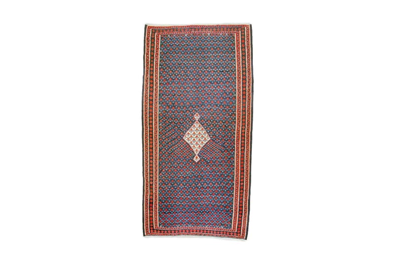 Handknuten Persisk Matta 146x282 cm Kelim - Mörkblå/Röd - Textil & mattor - Matta - Orientalisk matta