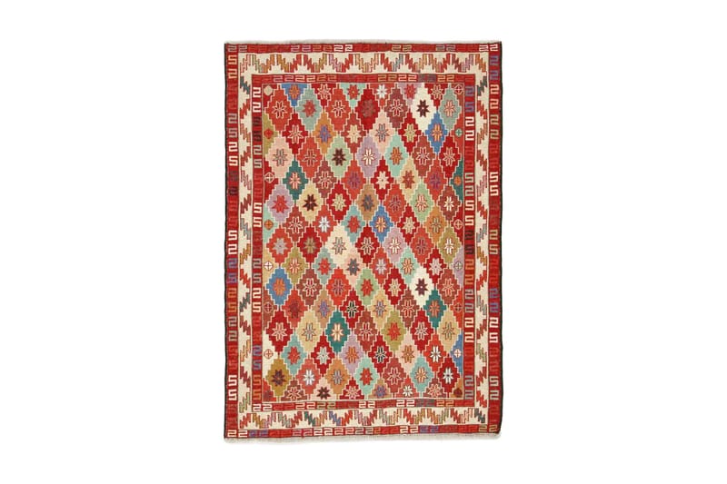 Handknuten Persisk Matta Varni 105x150 cm Kelim - Flerfärgad - Textil & mattor - Matta - Orientalisk matta - Kelimmatta