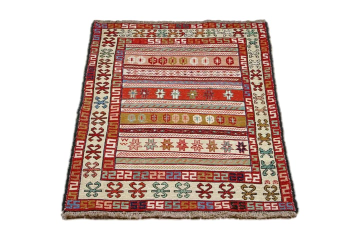 Handknuten Persisk Matta Varni 97x143 cm Kelim - Flerfärgad - Textil & mattor - Matta - Orientalisk matta - Kelimmatta