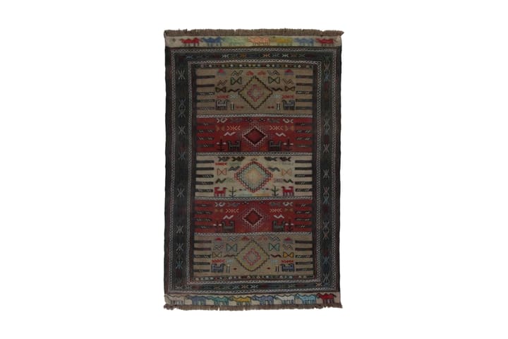 Handknuten Persisk Nålmatta 113x176 cm Kelim - Flerfärgad - Textil & mattor - Matta - Orientalisk matta - Kelimmatta