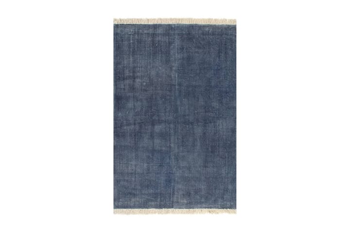 Kelimmatta bomull 120x180 cm blå - Blå - Textil & mattor - Matta - Orientalisk matta - Kelimmatta