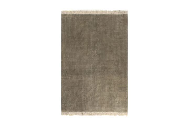 Kelimmatta bomull 160x230 cm taupe - Brun - Textil & mattor - Matta - Orientalisk matta - Kelimmatta
