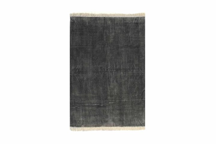 Kelimmatta bomull 200x290 cm antracit - Grå - Textil & mattor - Matta - Orientalisk matta - Kelimmatta