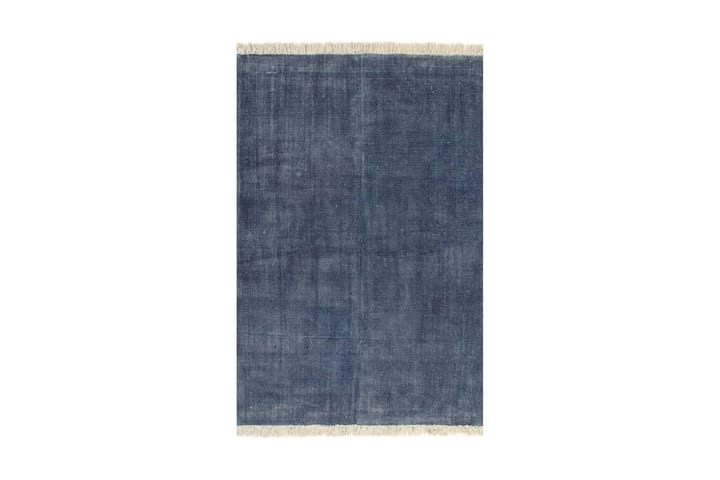Kelimmatta bomull 200x290 cm blå - Blå - Textil & mattor - Matta - Orientalisk matta - Kelimmatta