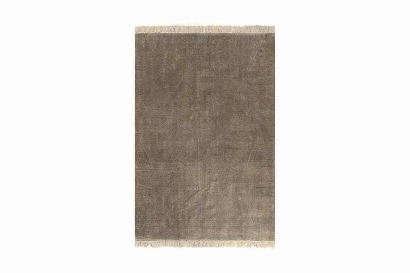 Kelimmatta bomull 200x290 cm taupe - Brun - Textil & mattor - Matta - Orientalisk matta