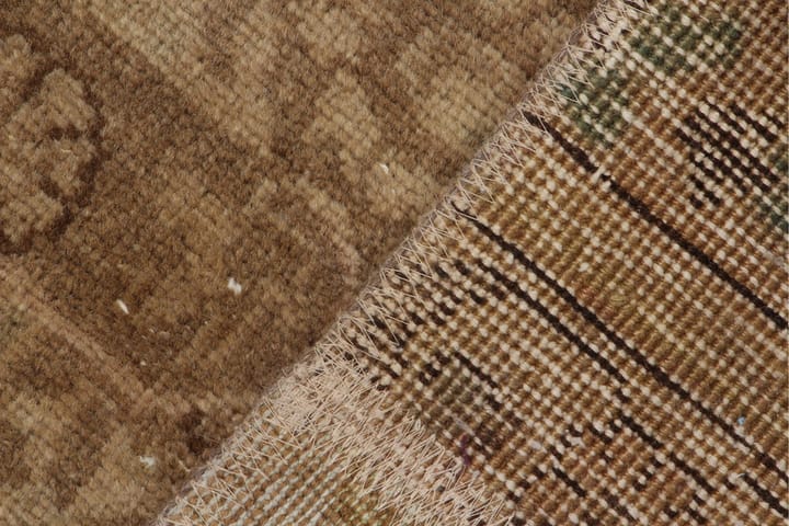 Handknuten Patchworkmatta Ull/Garn Flerfärgad 170x218cm - Flerfärgad - Textil & mattor - Matta - Orientalisk matta - Patchwork-matta