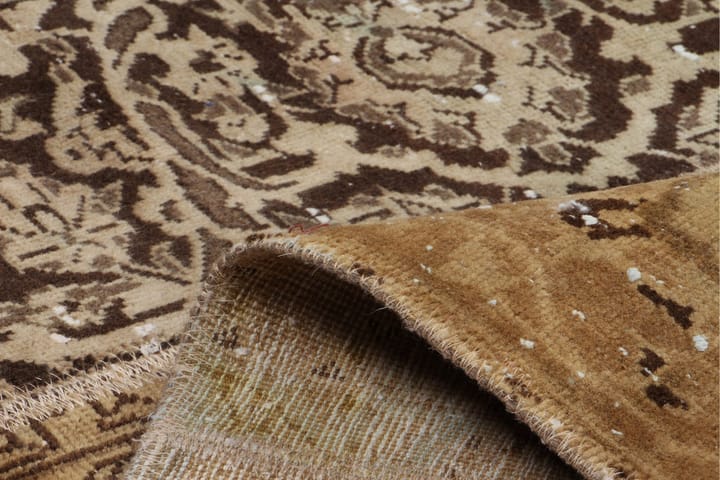 Handknuten Patchworkmatta Ull/Garn Flerfärgad 170x218cm - Flerfärgad - Textil & mattor - Matta - Orientalisk matta - Patchwork-matta