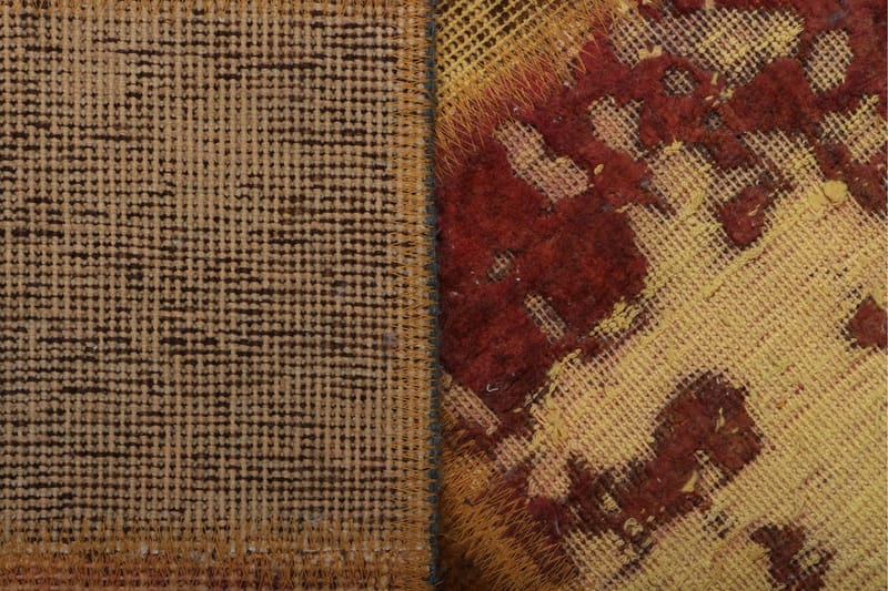 Handknuten Patchworkmatta Ull/Garn Flerfärgad 175x233cm - Flerfärgad - Textil & mattor - Matta - Orientalisk matta - Patchwork-matta