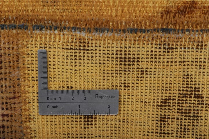 Handknuten Patchworkmatta Ull/Garn Flerfärgad 175x233cm - Flerfärgad - Textil & mattor - Matta - Orientalisk matta - Patchwork-matta