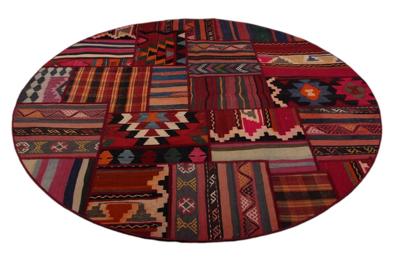 Handknuten Persisk Matta 145x158 cm Kelim - Flerfärgad - Textil & mattor - Matta - Orientalisk matta - Patchwork-matta