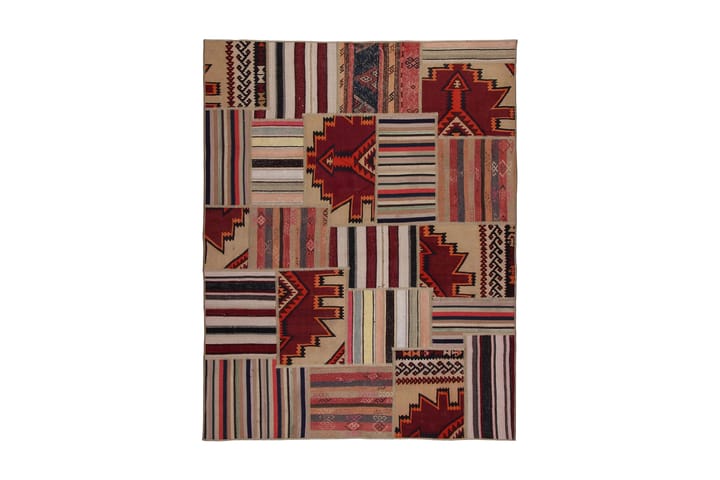 Handknuten Persisk Matta 156x204 cm Kelim - Flerfärgad - Textil & mattor - Matta - Orientalisk matta - Patchwork-matta