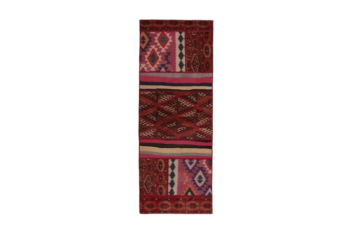 Handknuten Persisk Matta 80x210 cm Kelim - Flerfärgad - Textil & mattor - Matta - Orientalisk matta - Patchwork matta