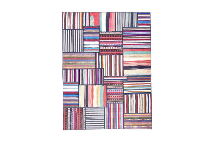 Handknuten Persisk Patchworkmatta 155x208 cm - Flerfärgad - Textil & mattor - Matta - Orientalisk matta - Patchwork-matta