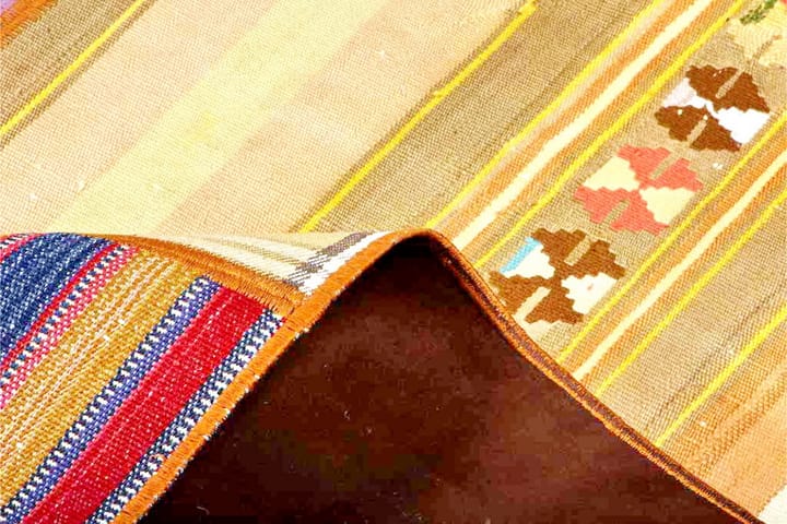 Handknuten Persisk Patchworkmatta 158x235 cm - Flerfärgad - Textil & mattor - Matta - Orientalisk matta - Patchwork-matta