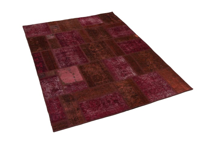Handknuten Persisk Patchworkmatta 168x237 cm - Flerfärgad - Textil & mattor - Badrumstextil