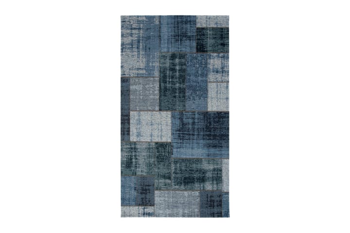 Matta Stracciatella 80x250 Blå - Finns í flera storlekar - Textil & mattor - Matta - Orientalisk matta - Patchwork-matta
