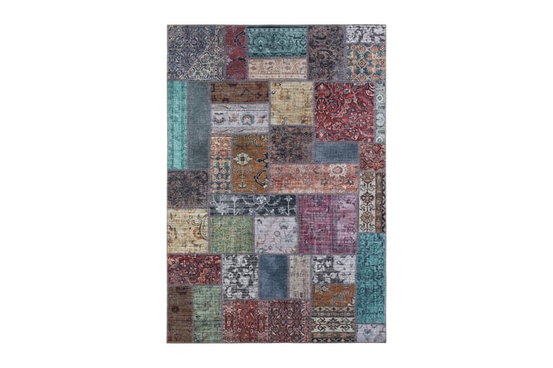 Patchworkmatta Patchworks 240x330 cm - Flerfärgad - Textil & mattor - Matta - Orientalisk matta - Patchwork matta