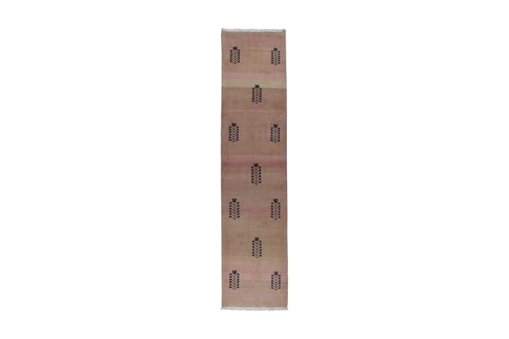 Handknuten Exklusiv Persisk Matta 67x290 cm Gabbeh Mashhad - Beige/Rosa - Textil & mattor - Matta - Orientalisk matta