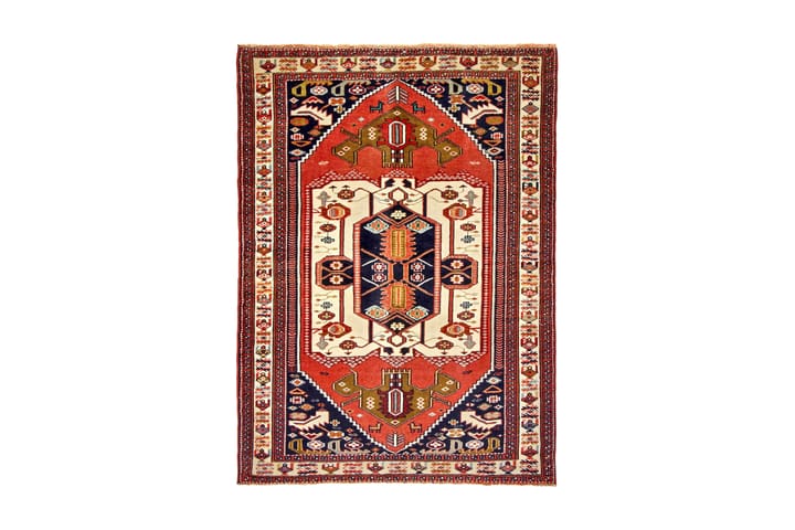 Handknuten Exklusiv Persisk Nålmatta 122x167 cm Kelim - Koppar/Beige - Textil & mattor - Matta - Orientalisk matta