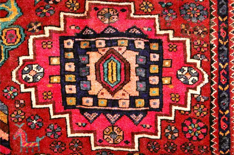 Handknuten Exklusiv Persisk Nålmatta 138x202 cm Kelim - Röd - Textil & mattor - Matta - Orientalisk matta