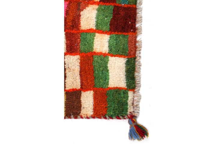 Handknuten Gabbeh Shiraz Ull Flerfärgad 77x117cm - Flerfärgad - Textil & mattor - Matta - Orientalisk matta